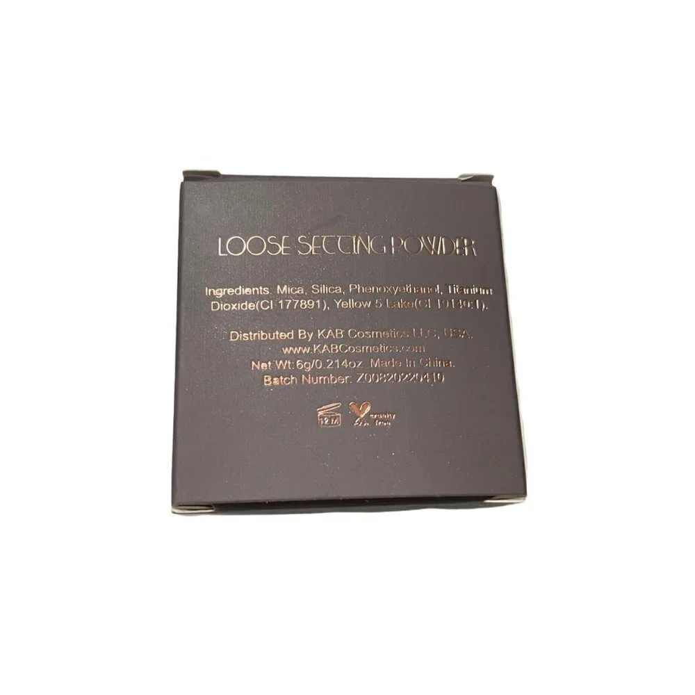 KAB Cosmetics BNIB Translucent 12 Hour Wear Matte Finish Loose Setting Powder
